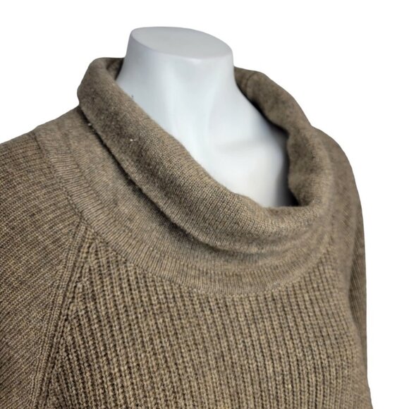 Vince Cashmere/Wool Zipper Side  Cowl Neck Sweater - Picture 6 of 12